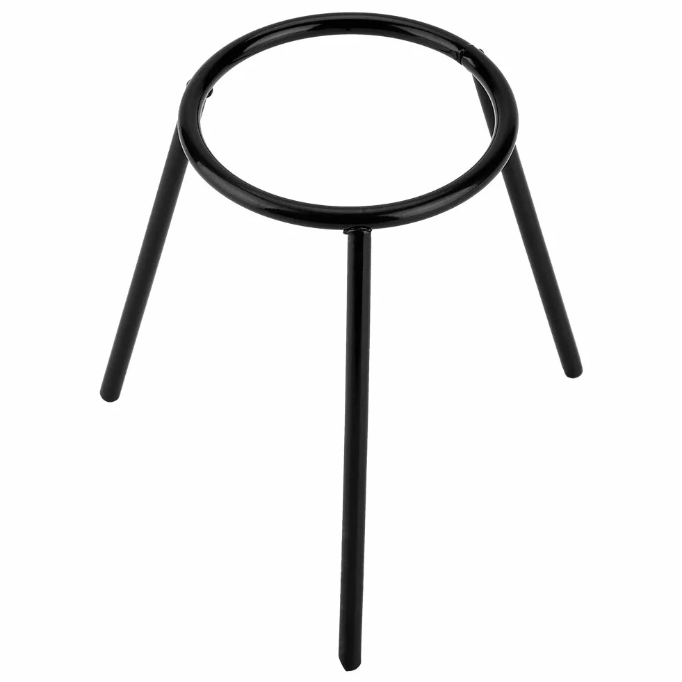 Supporto per Becco Bunsen, Treppiede Laboratorio, Acciaio Ad Alta Durezza, Riscaldamento con Lampada Ad Alcool, Educazione Fisica e Chimica, Acciaio Inossidabile, Anelli di