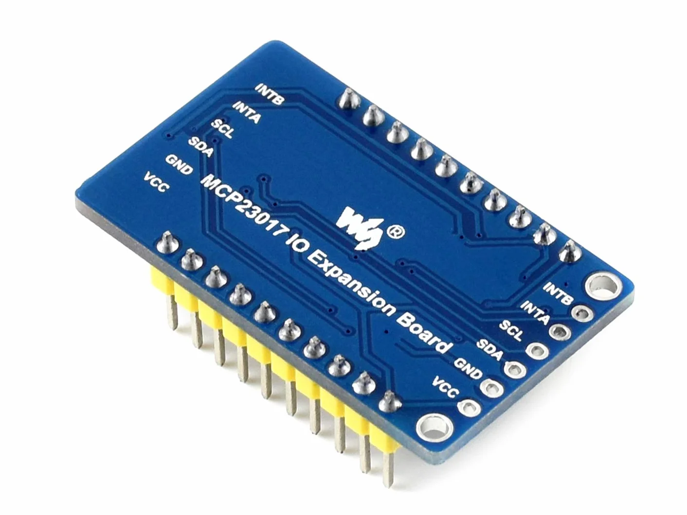 Waveshare MCP23017 IO Expansion Board I2C Interface Expands 16 I/O Pins Compatible with Both 3.3V and 5V Levels