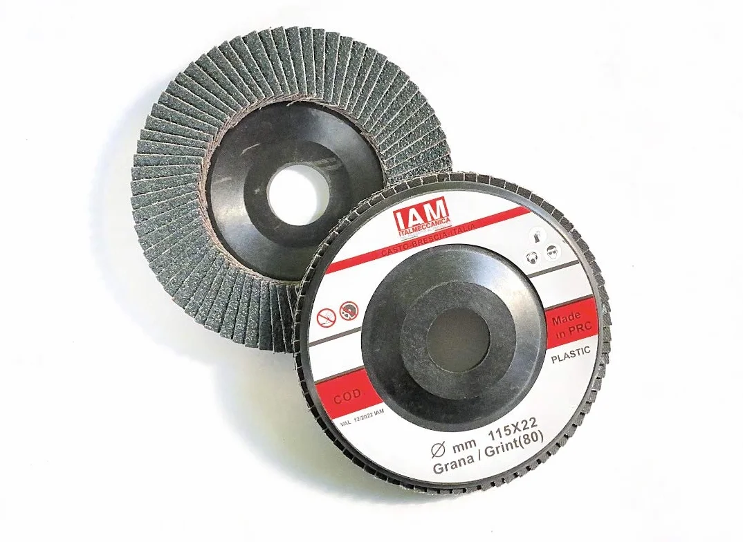 200 Pezzi Flap Disc Professionale Abrasivo Zirconio | Dischi Lamellari blu 115X22 mm | grana 40-60-80