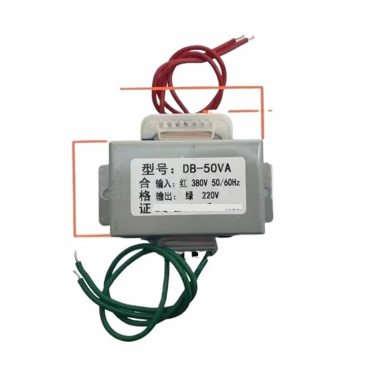 Trasformatore di Potenza 380 V a 220 V 50 W 250 mA Monofase 220 V CA 50 Hz EI66*44