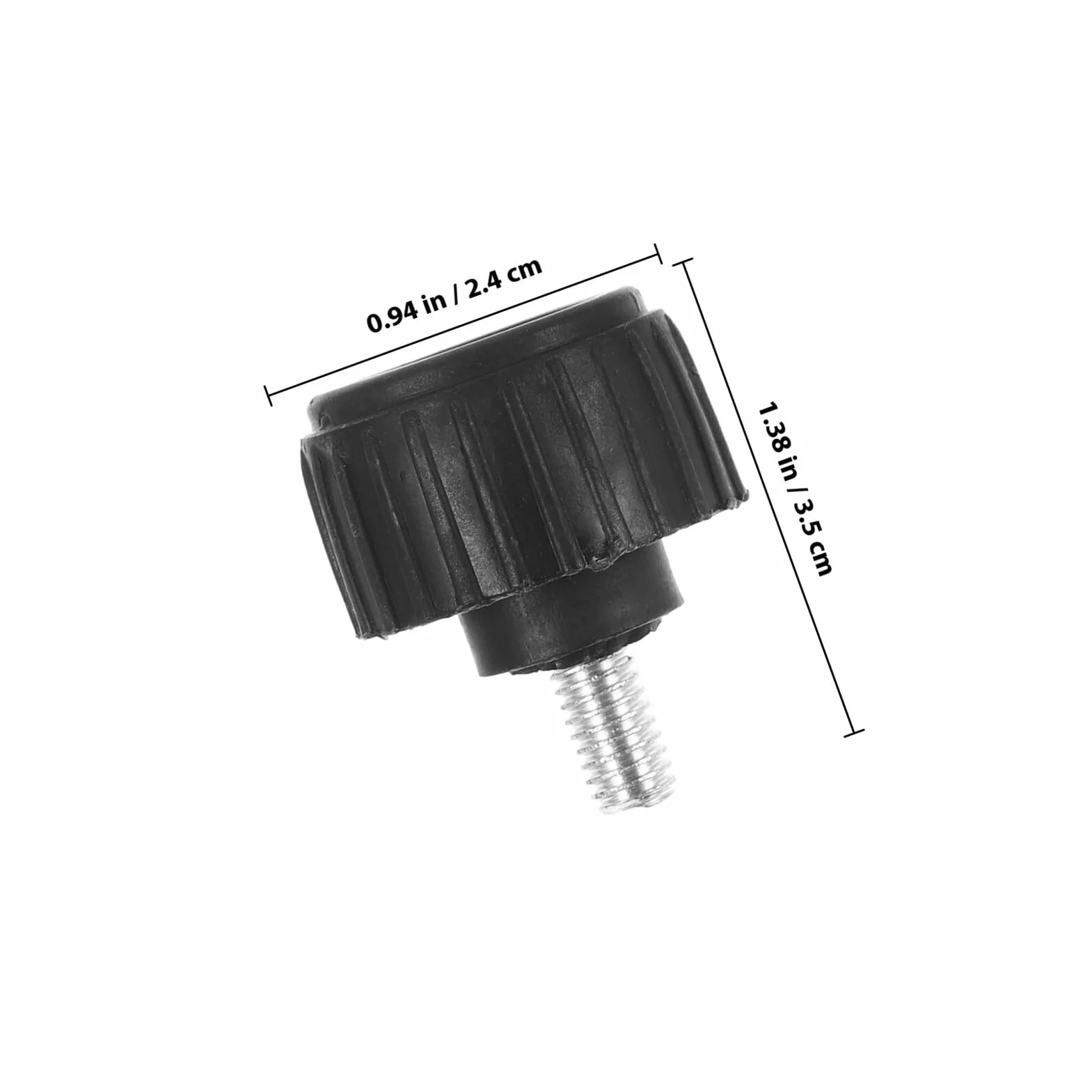 Piedini per Bilancia Elettronica 30kg M6 in Gomma e Ferro, Set da 4 Pezzi Funzione Antiscivolo e Assorbimento Urti, Accessori di Ricambio per Bilancia a Piattaforma per Uso