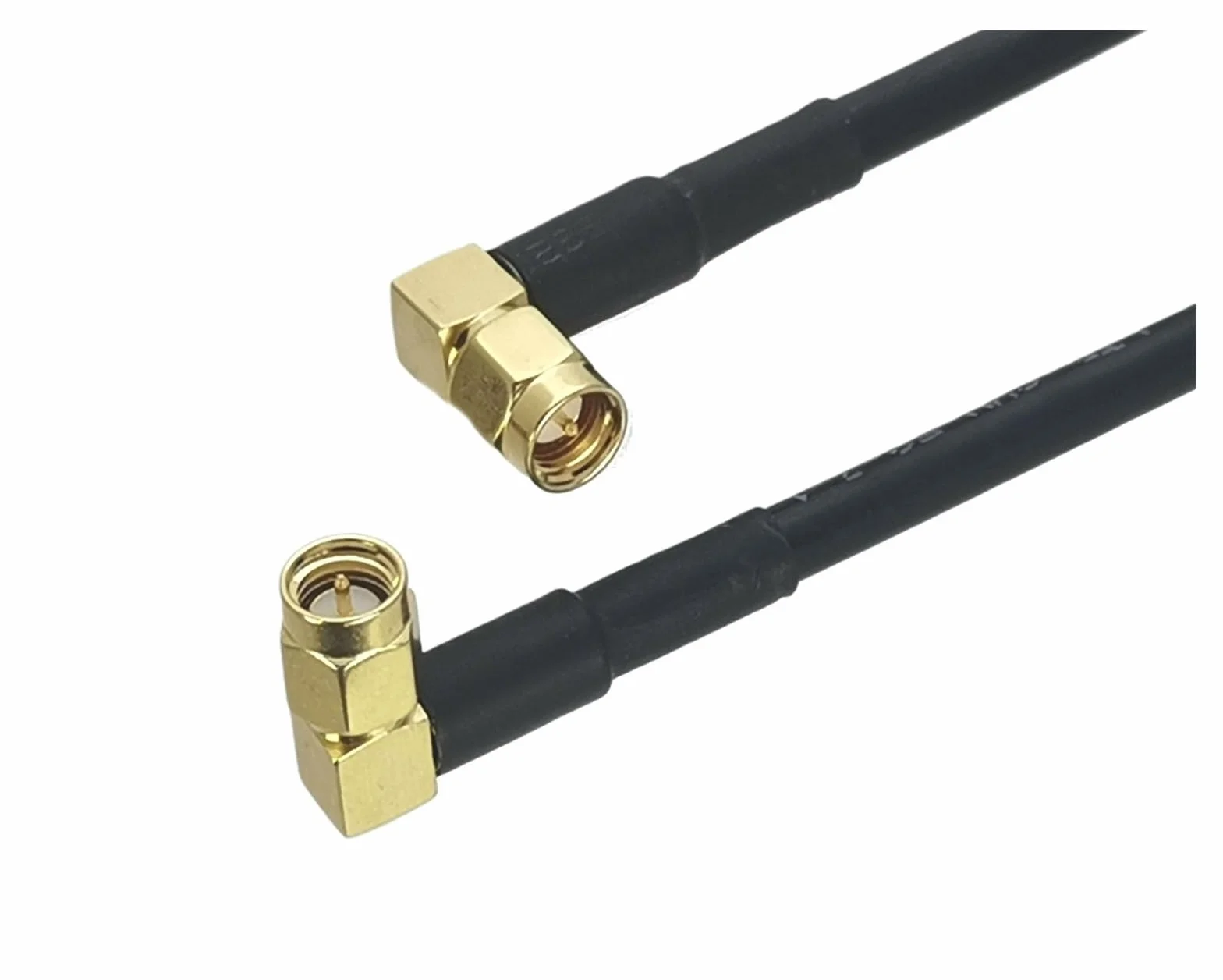 1 Pz RG58 SMA Spina Maschio RA ad angolo retto Connettore RF Coassiale Jumper Cavo A Treccia 4 pollici ~ 50 M(30M)