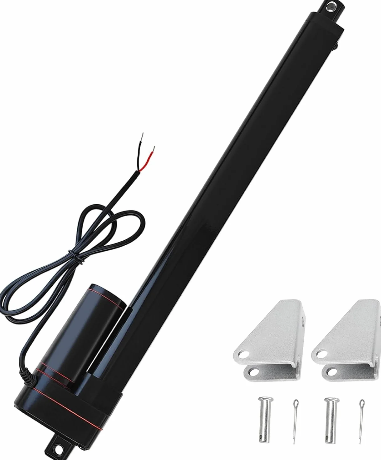 Hub da 350 mm, 400 N, IP65, impermeabile, attuatore lineare da 12 V, motore lineare da 34 mm/s, con staffe di montaggio per porta Lift Coop, armadio, apriporta, automazione domestica