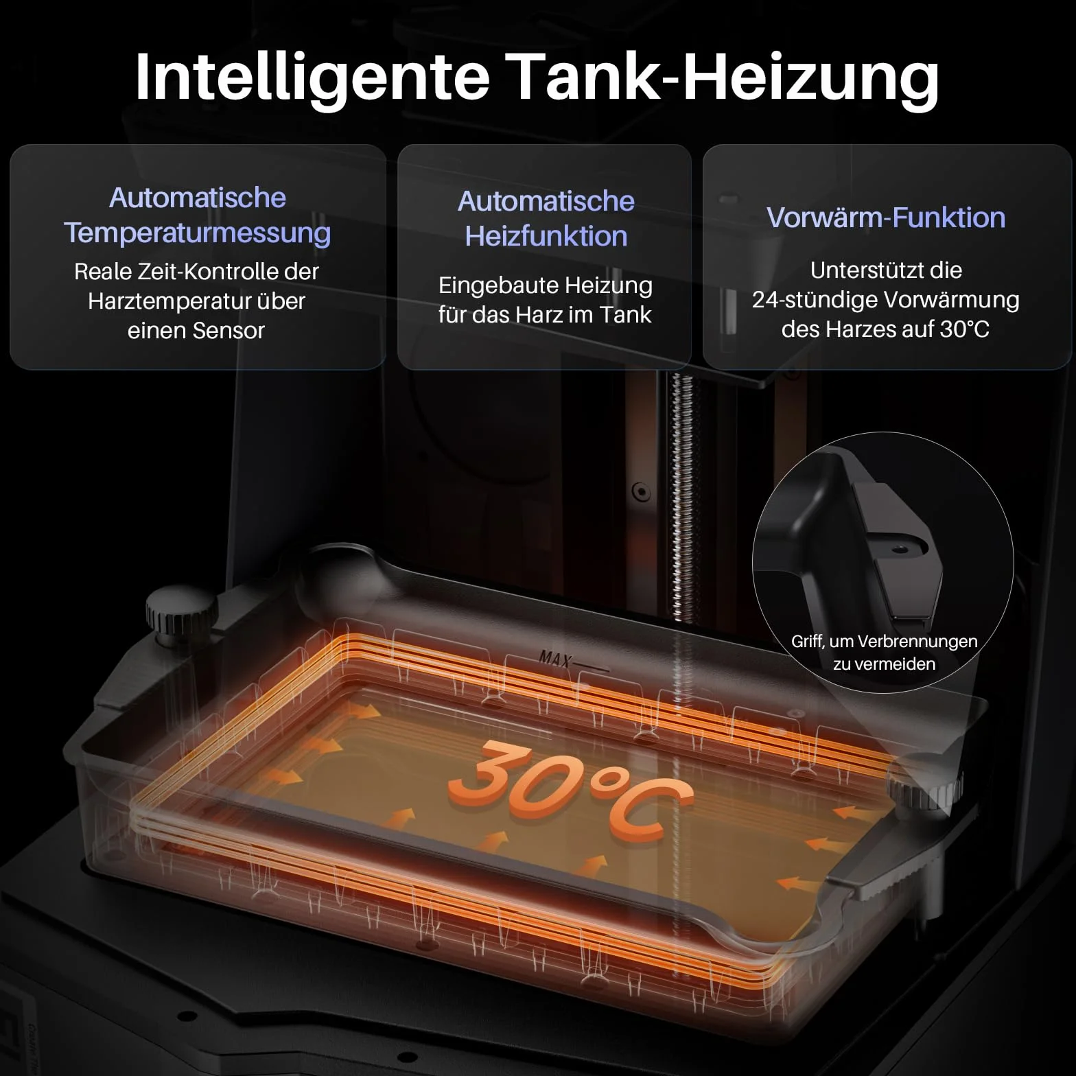 ELEGOO Saturn 4 Ultra 16K Stampante 3D Resina, Riscaldatore Serbatoio Intelligente, Stampa 150 mm/h, Fotocamera AI con Luce, Stampa Cluster WiFi, Grandi Dimensioni di Stampa 211,68 * 118,37 * 220mm³