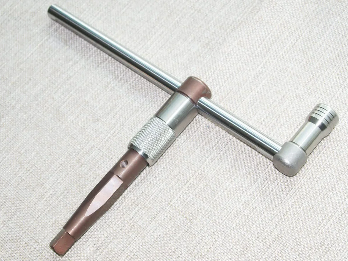 Chiave mandrino tornio, Toosmlie, 7/16 pollici, quadrato 11 mm, coppia regolabile, acciaio legato, forma a T, risparmio di manodopera veloce grande potenza, fresatrice di lavorazione