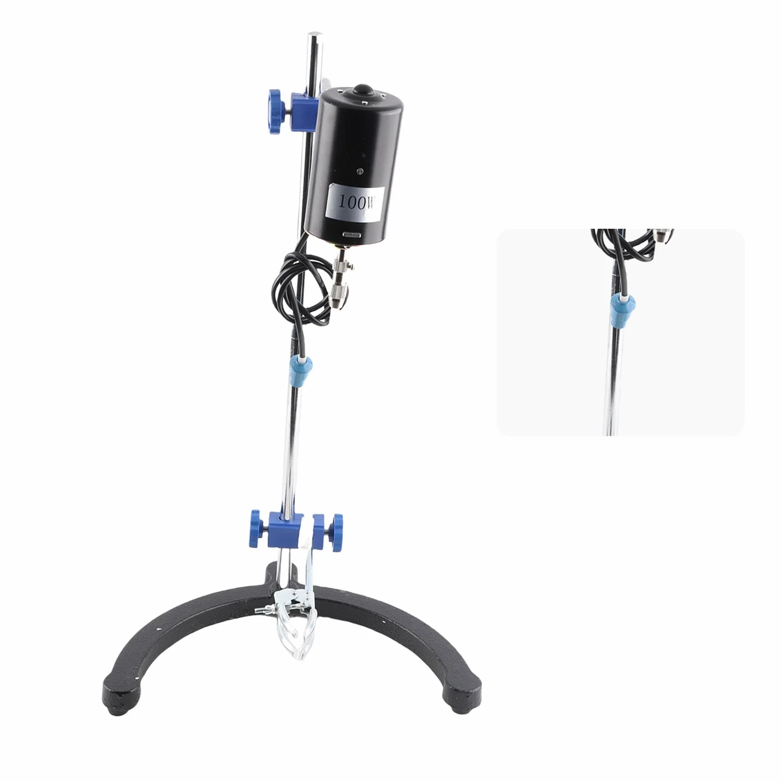 Miscelatore elettrico laboratorio, velocità regolabile 100 W, miscelatore magnetico superiore, 0-2400 giri/min (presa EU)