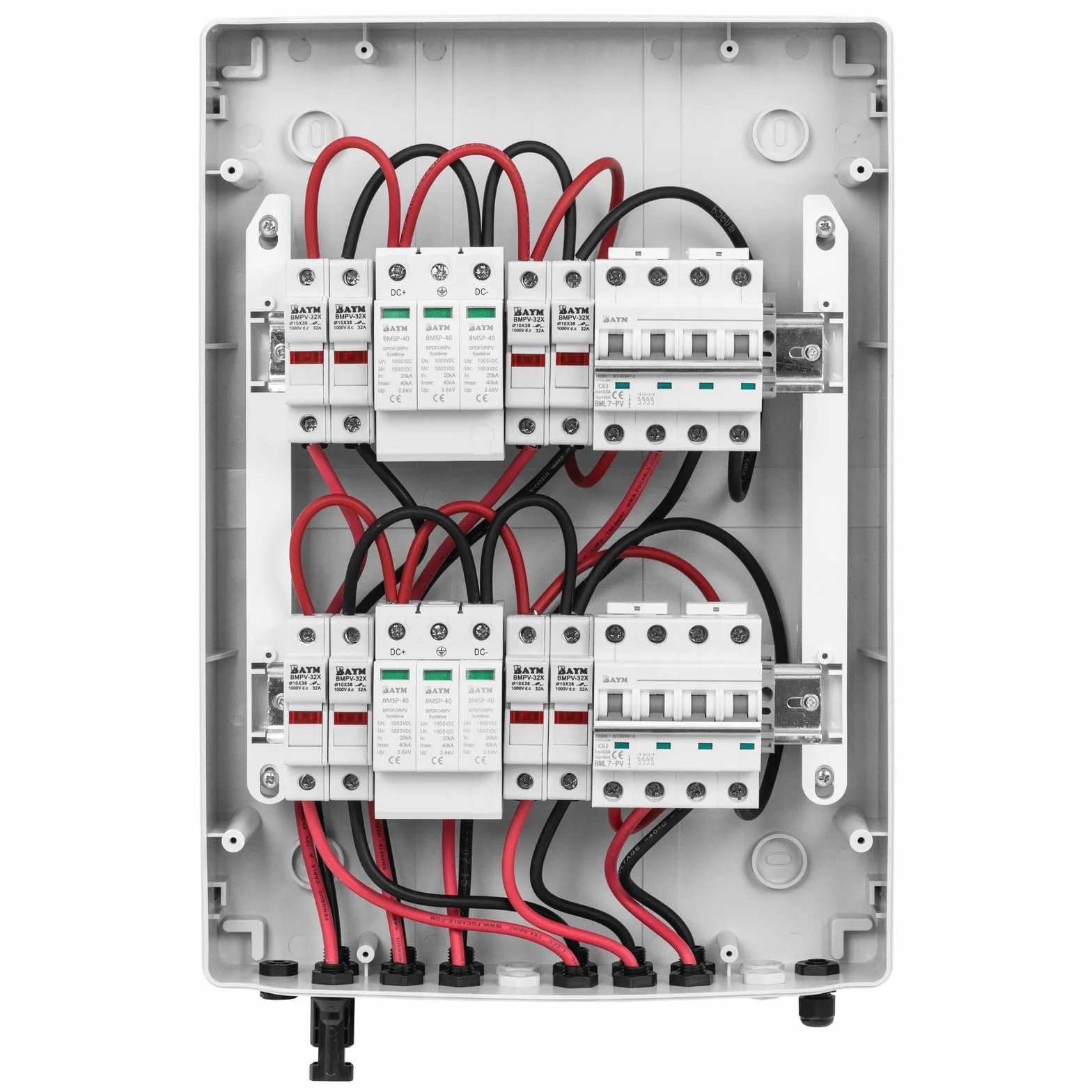 MSW MSW-WPD-PVDC4/2 Dispositivo di protezione da sovratensioni impianti fotovoltaici Tipo 2 1000 V IP65