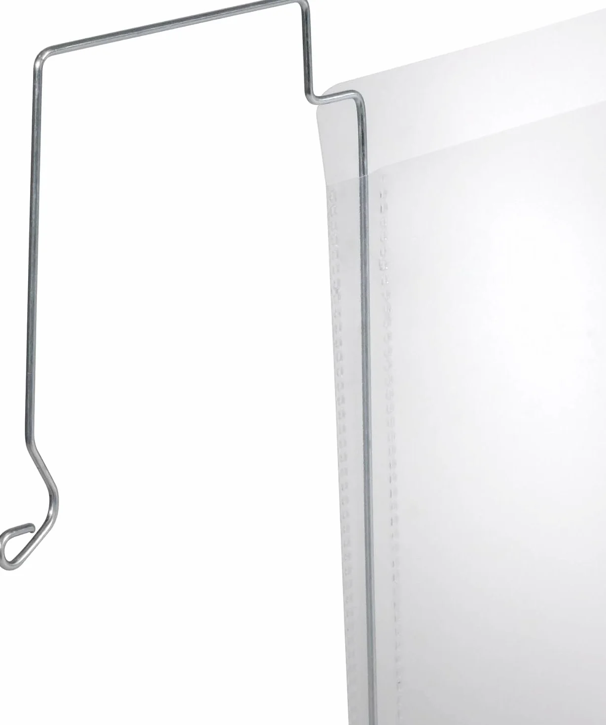 Durable Buste in PP con filo metallico integrato e aletta A4 orizzontale, porta etichetta trasparente, 50 pezzi, 118819