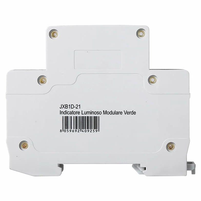 ETTROIT INDICATORE LUMINOSO LED SU GUIDA DIN 1 MODULO VERDE