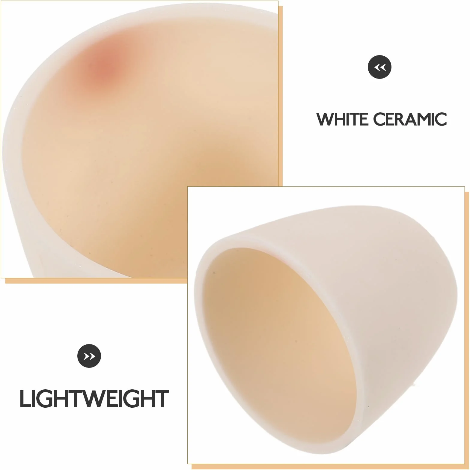 iplusmile Crogiolo in ceramica accessori da laboratorio 4,80 x 4,80 x 12,00 cm tazza da laboratorio in ceramica per analisi di laboratorio e crogiolo applicazione