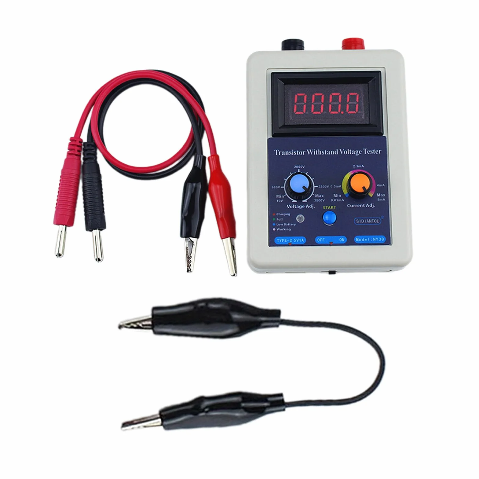 0-3800V IGBT Meter Transistor Tensioni Tester Diodo Triodo Transistor Resistere Tensioni Strumento di Prova
