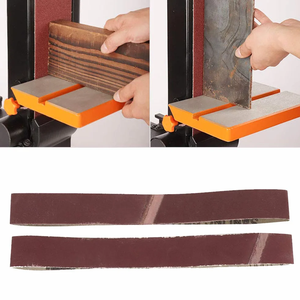10 Pezzi Nastri Abrasivi 533 x 30 mm Kit Nastri Abrasivi In Ossido di Alluminio Fascia Abrasiva Rettifica Lucidatura Cinghie di Carta Vetrata (Grana 400)