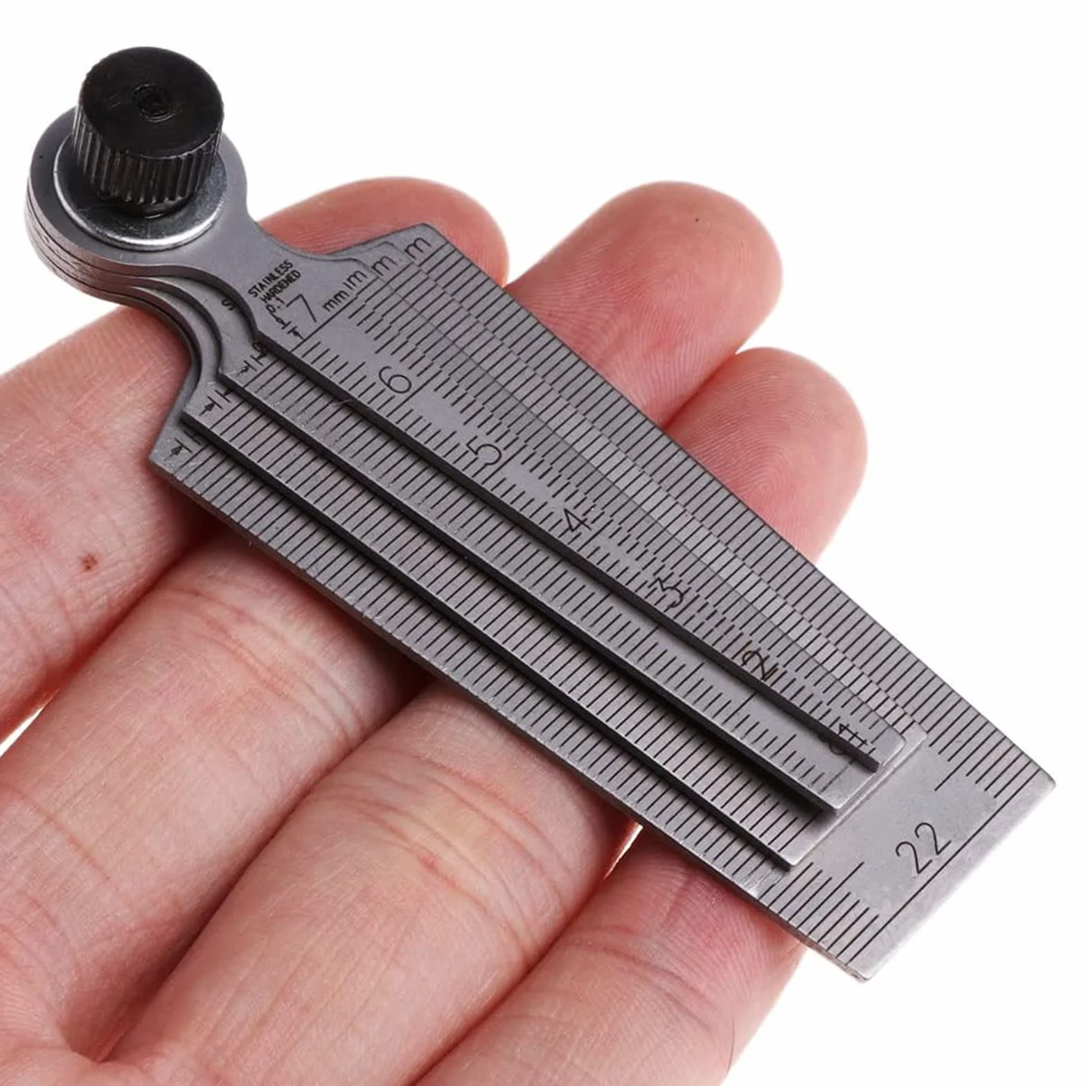 Calibro in acciaio inox, adatto per fori di ispezione da 0 a 29 mm
