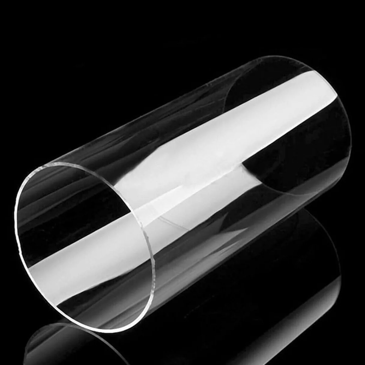 Tubi Rotondi, Diametro Esterno 100 mm, Diametro Interno 94 mm, Lunghezza 200 mm, Tubo Acrilico Trasparente for La Costruzione Di Lampade, 1 Pezzo