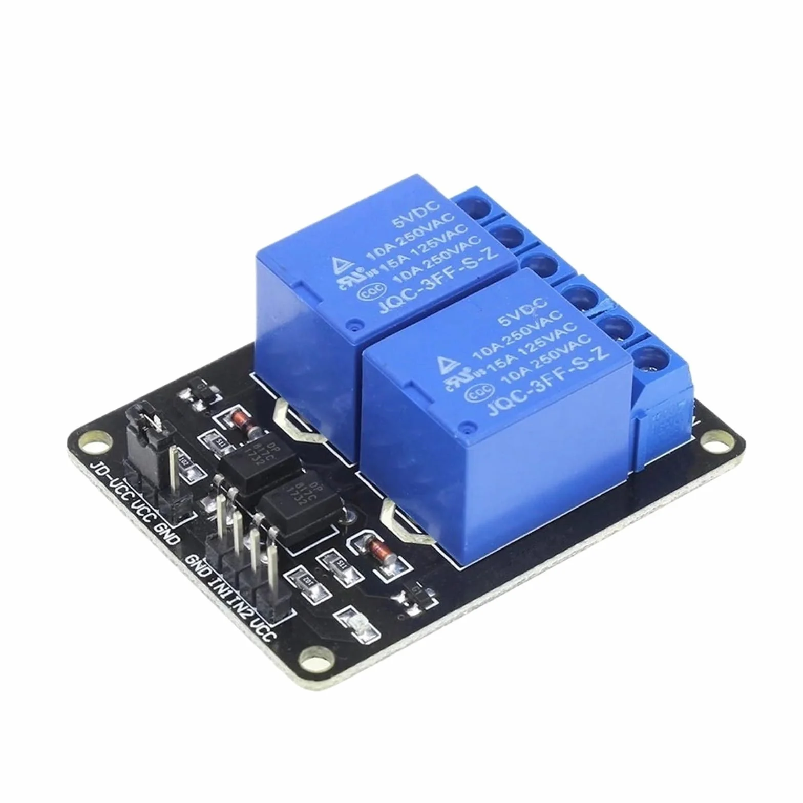 Modulo relè 5V/12V 1 2 4 canali con fotoaccoppiatore(2 Channel 12V)