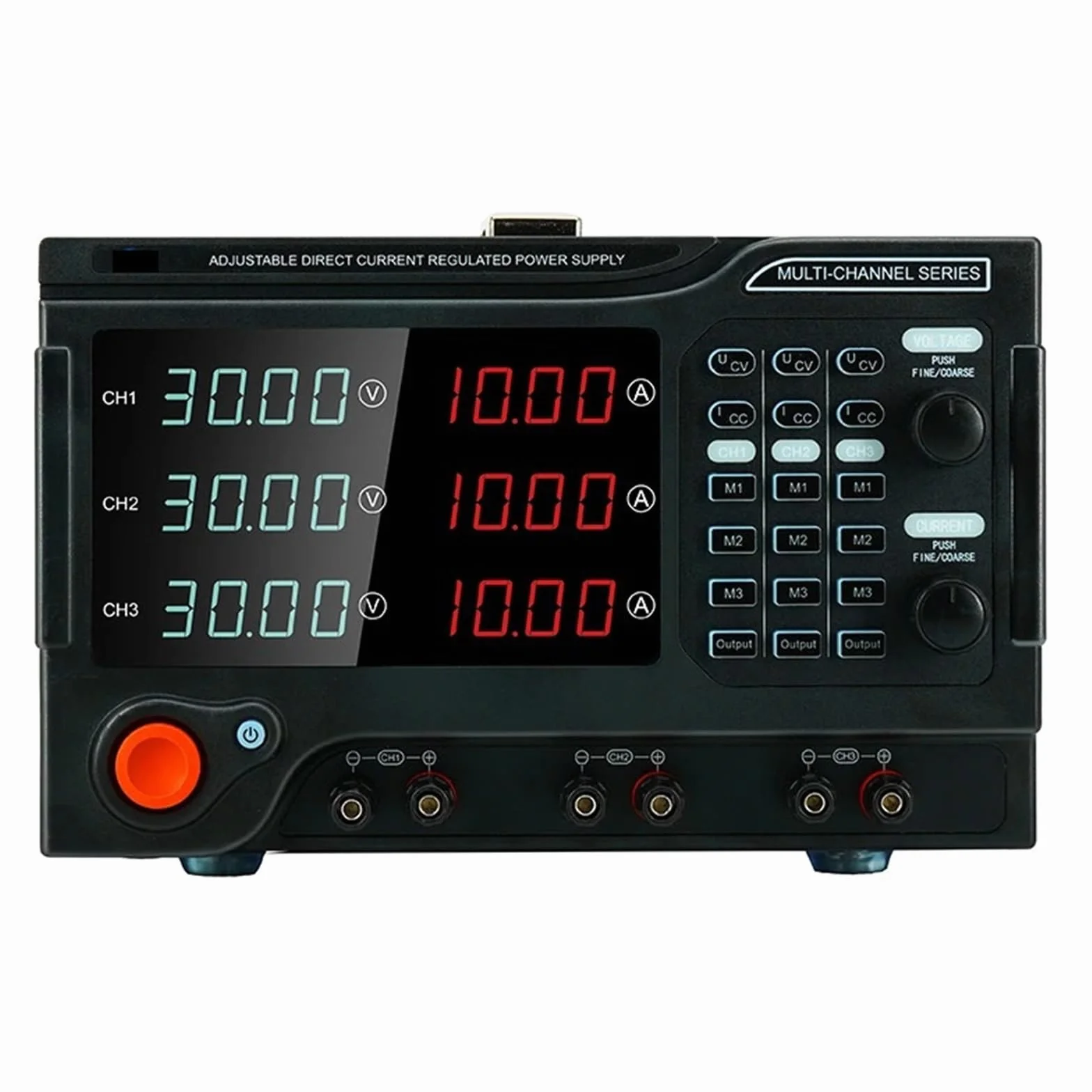 Alimentatore da Laboratorio, Alimentatore programmabile a doppia uscita con caricabatterie CA-CC regolabile da laboratorio(ETM-DM-AAA)