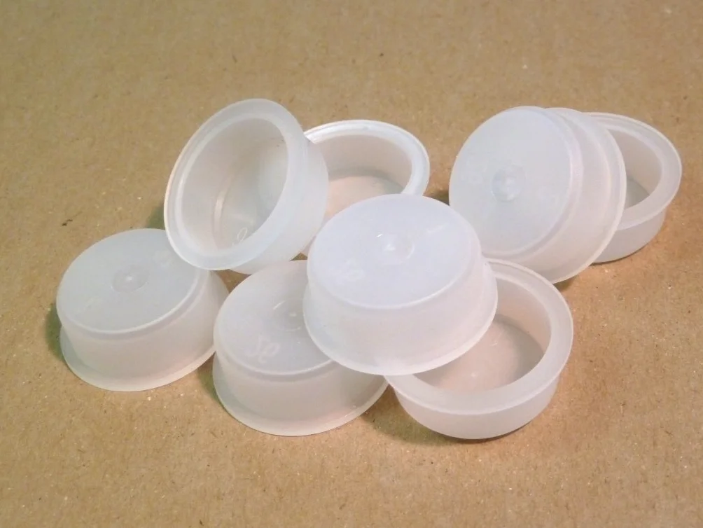 Tappi di protezione in LDPE da 22,5 mm bianchi 50 pezzi copertura per tubo