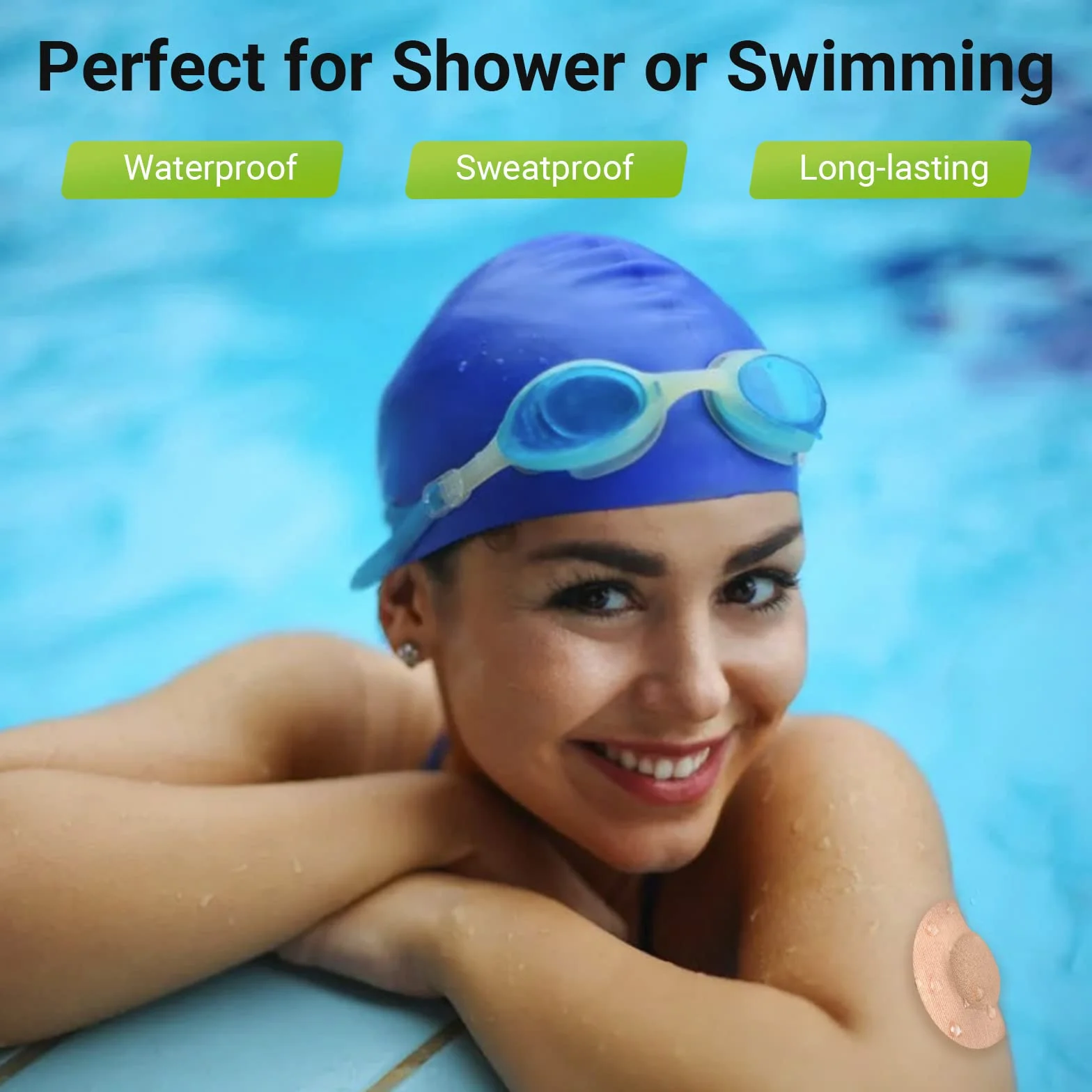 2 custodie protettive rigide per sensore Freestyle Libre 1/2, durevoli, riutilizzabili, facili da applicare