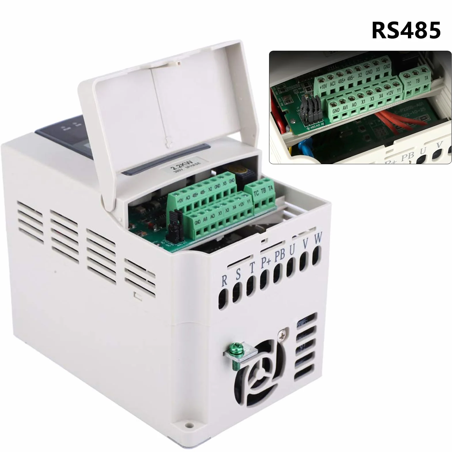 Entrata 220 Uscita 380,2.2kW Variatore di Velocita Motore Ingresso Monofase 220V Uscita Trifase 380V VFD Inverter Variatore di Frequenza Variabile per Controllo Della Velocità del Motore