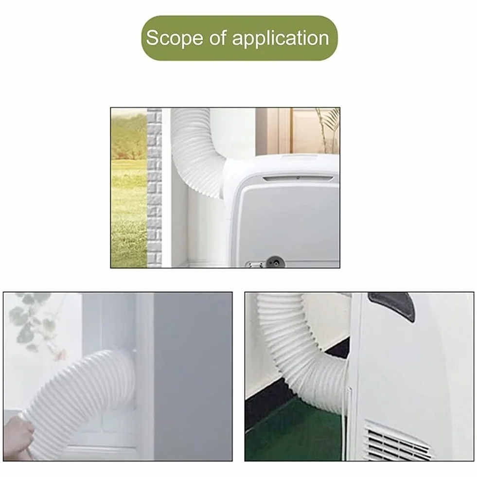 Connettore condotto di scarico per condizionatore d'aria portatile, installazione facile (KY-35 15cm)