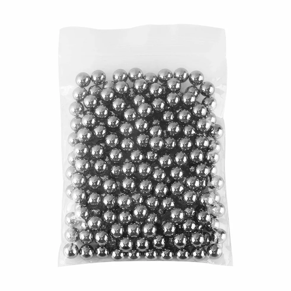 Fydun Sfere d'Acciaio 200 Pezzi 6,35 mm 1/4 Pollice Diametro G10 Sfere in Acciaio di Precisione