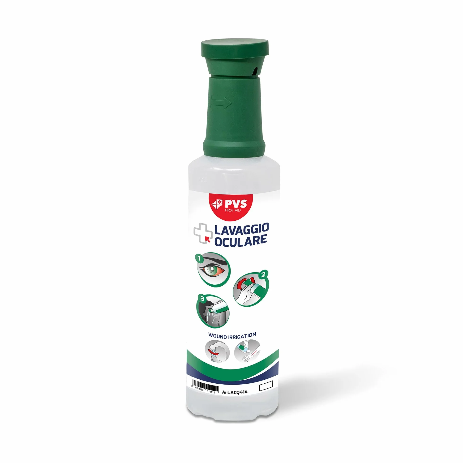PVS - Soluzione Lavaggio Oculare, 500 ml Sterile, 34888