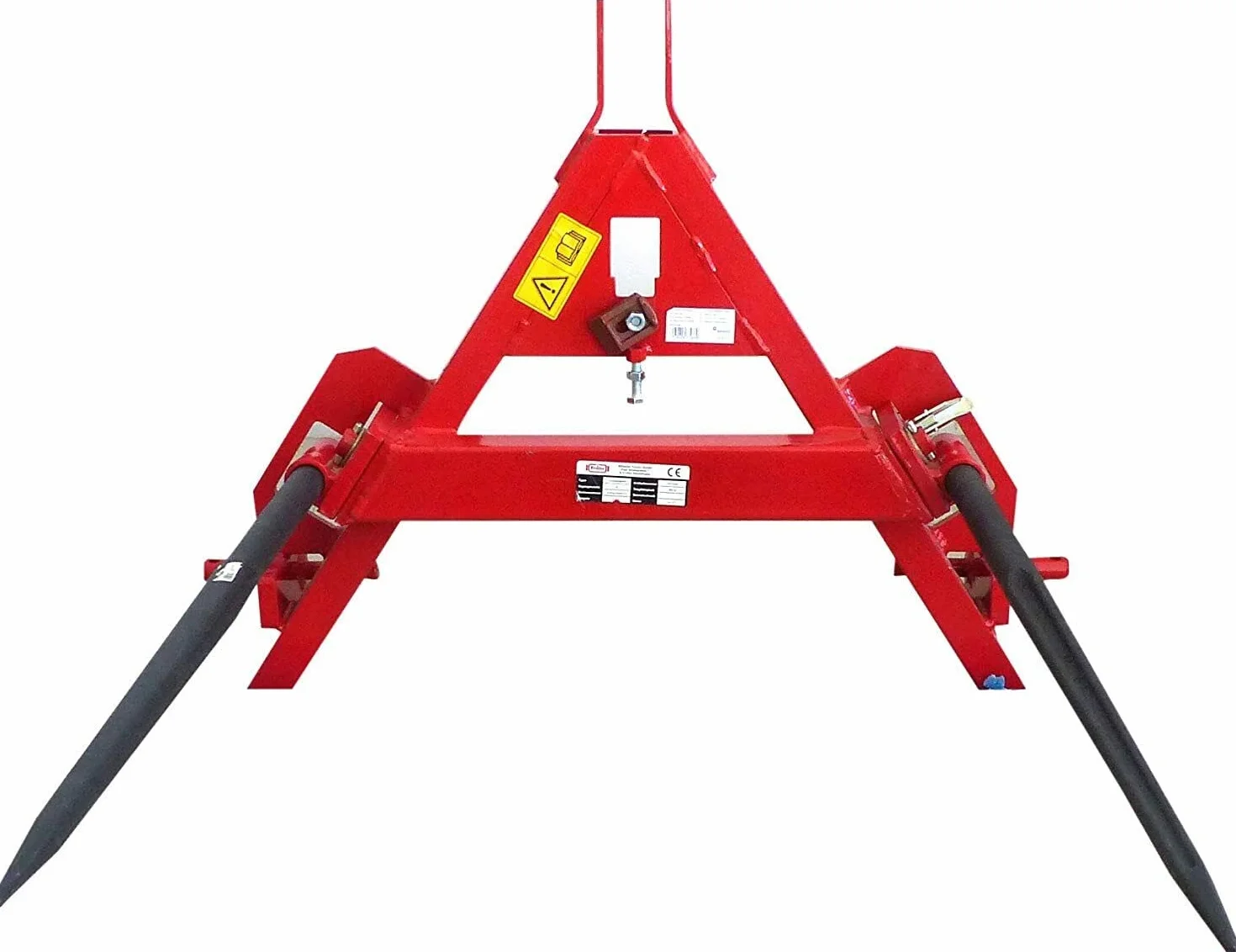 Ama Triangolo per Trasporto Rotoballe con Attacco a Tre Punti Categoria I e II – Compatibile con Punta Ø 36 mm, Larghezza 1 m, Altezza 72 cm, Peso 43 kg