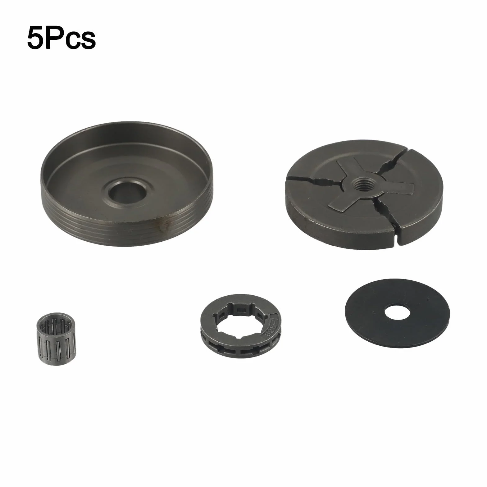 Kit di montaggio frizione compatibile con motoseghe cinesi 4500 5200 5800 e motori da 45 cc, 52 cc, 58 cc