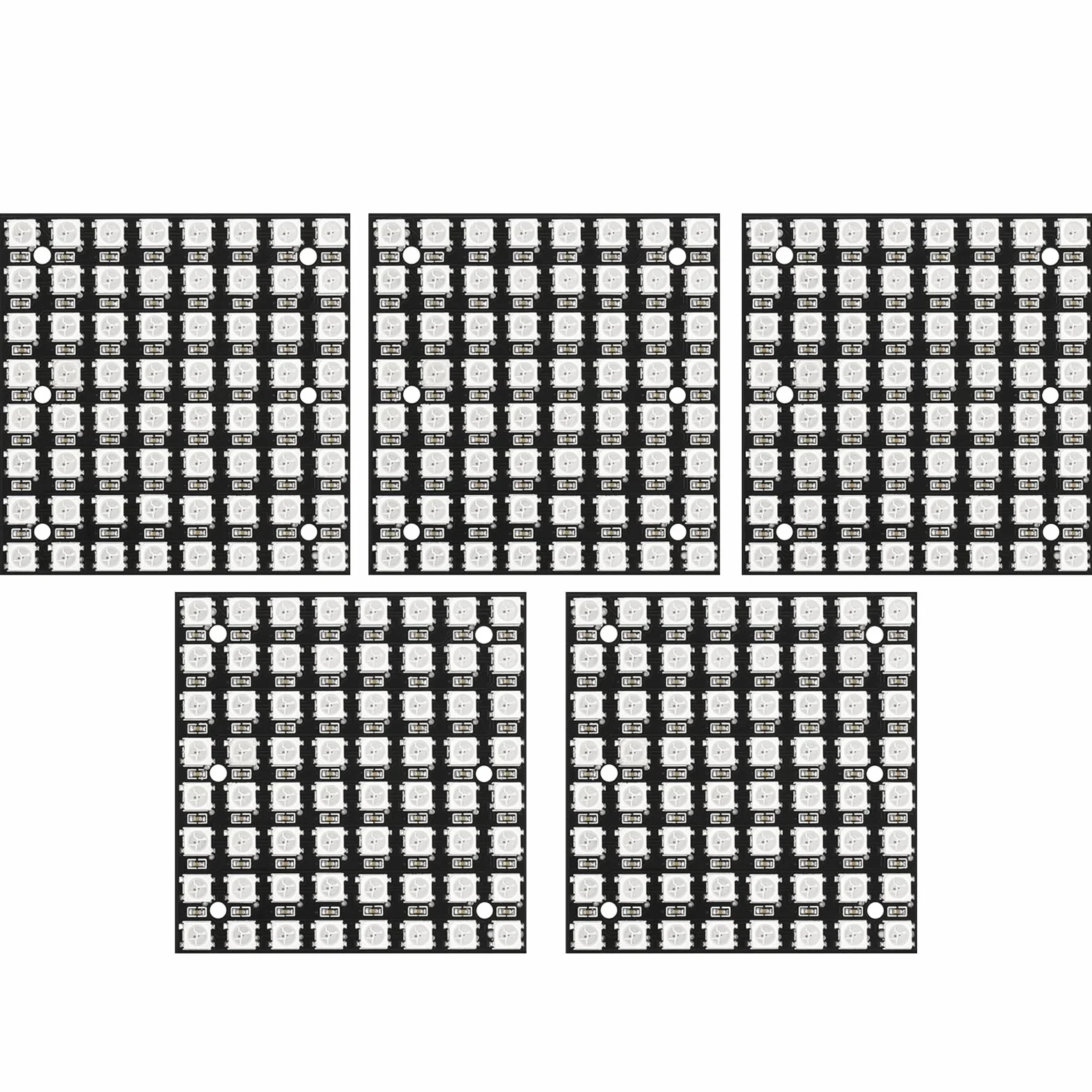 AZDelivery 5 x Pannello A Matrice Di LED U 64 CJMCU- Modulo 8 * 8 compatibile con Arduino e Raspberry Pi incluso un E-Book!