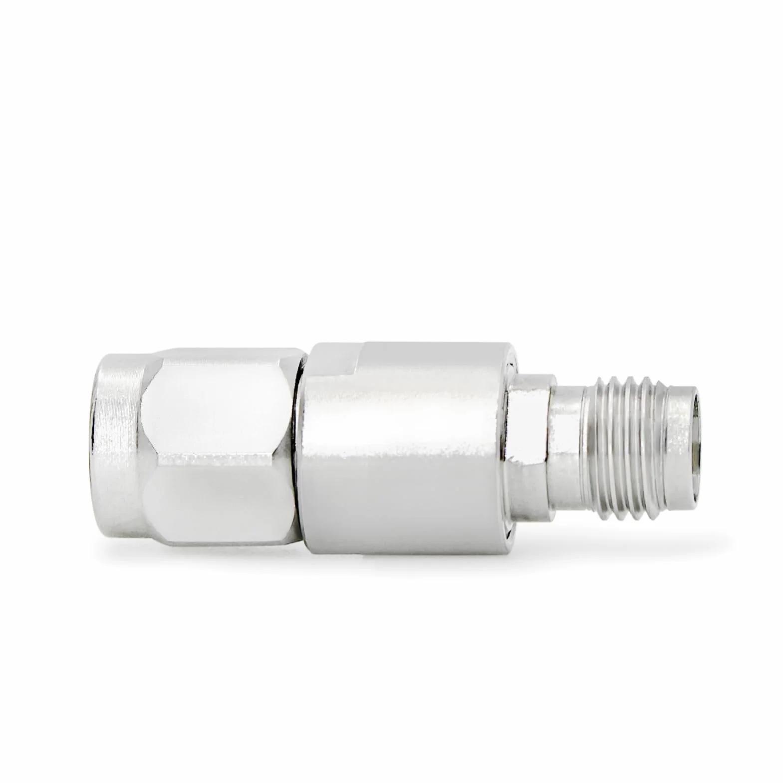 TOJOIN 12,4 GHz 10 dB RF attenuatore coassiale 2 W 50 Ohm SMA maschio a femmina RF coassiale SMA Attenuatore fisso, 2 attenuatori in rame