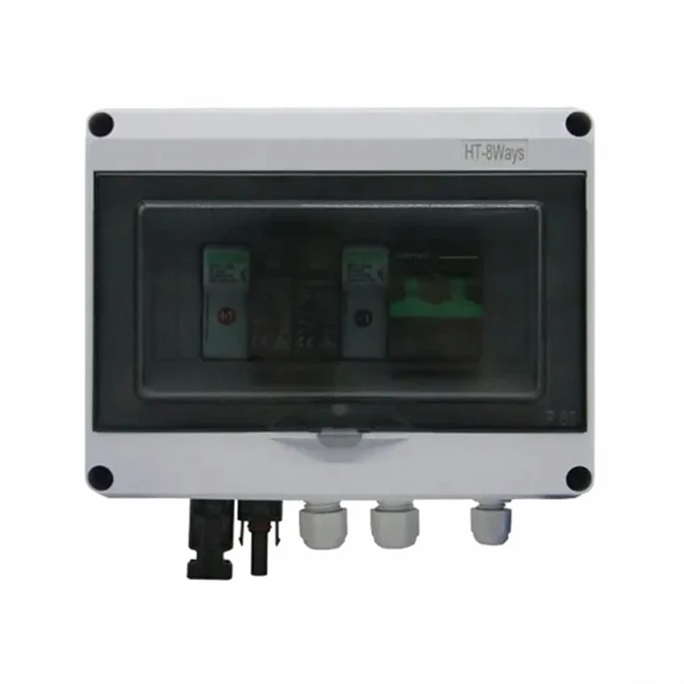 Solare PV Combiner Box, 550V 1 In1 Out 1 String Solare PV Combiner Box Protezione Impermeabile IP65 per RV