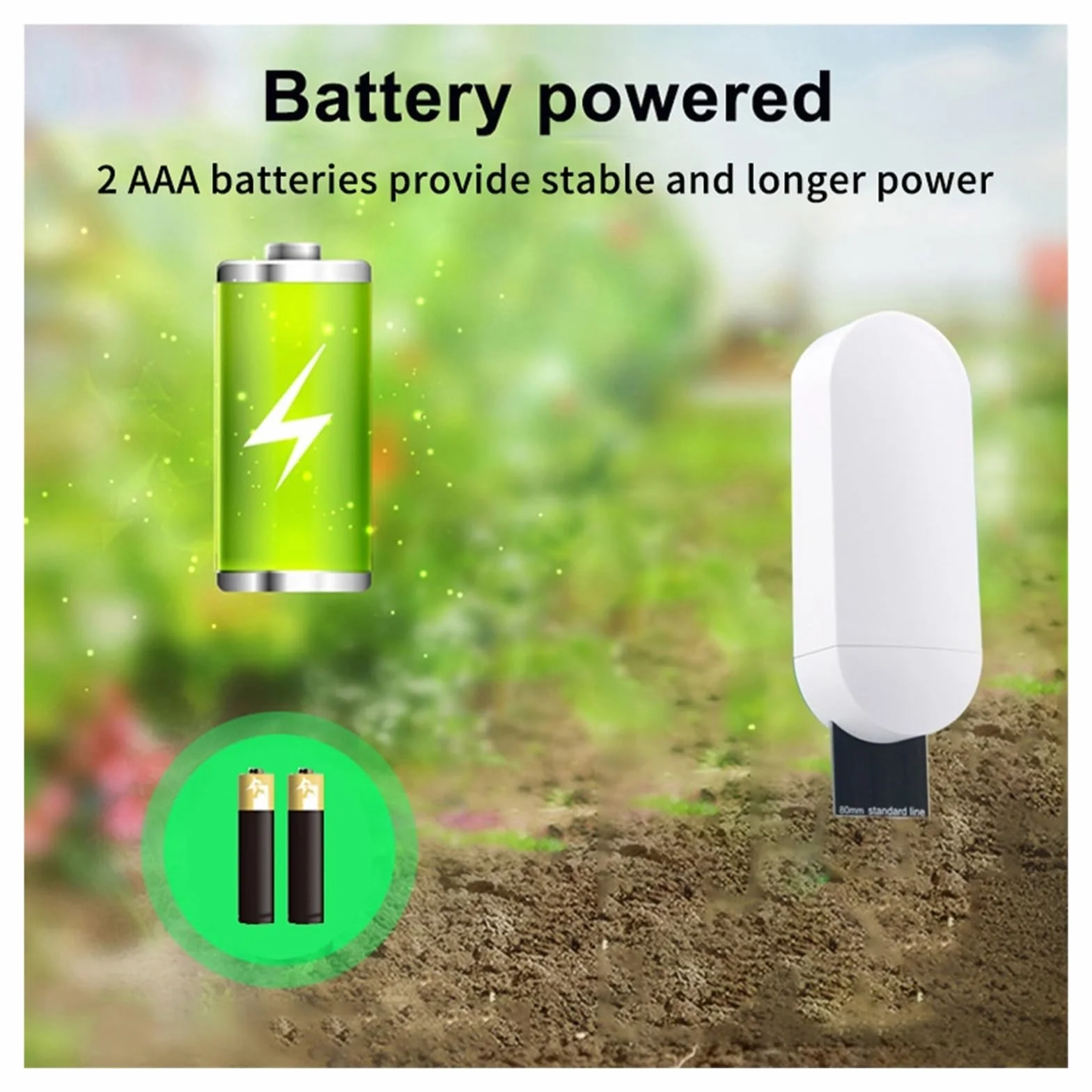 Misuratore di umidità, Tester del terreno, sensore di umidità, temperatura, umidità, monitor APP, automazione del giardino, rilevatore di irrigazione(10 pcs)