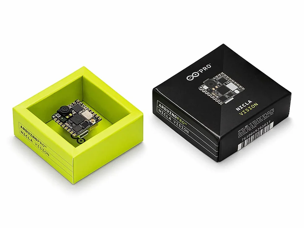 Arduino Nicla Vision [ABX00051] - Scheda AI Vision compatta con fotocamera da 5 MP, elaborazione Edge AI e connettività integrata per applicazioni IoT e Machine Learning