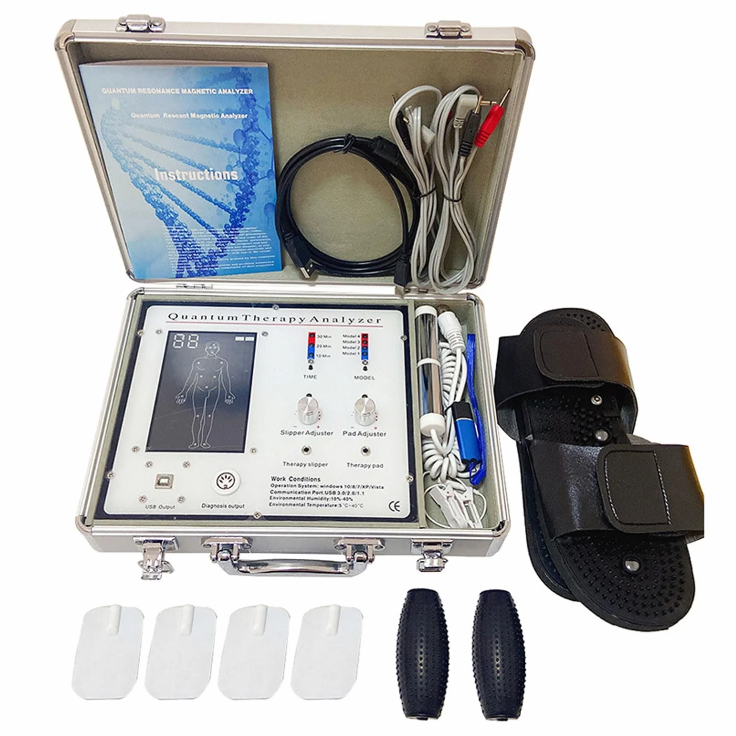 Analizzatore di Salute 3 in 1 a Risonanza Magnetica, Scansione Corporea e Biorisonanza con 54 Rapporti, Per un Check-up Completo e Non Invasivo a Casa (Italiano)