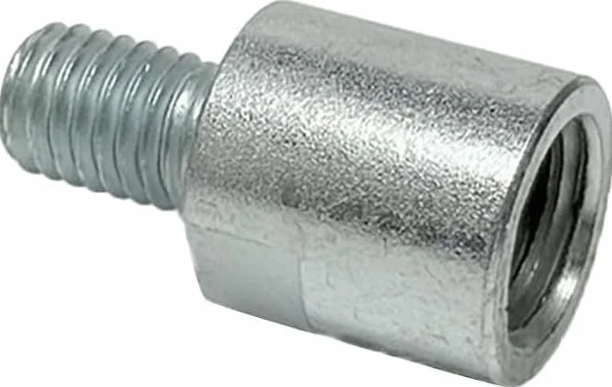 Adattatore per smerigliatrice angolare a M10, accessorio per connettore per smerigliatrice angolare in metallo, per convertitore filettato da M14 x 2,0 a M10 x 1,5, per montaggio a disco da 125/150