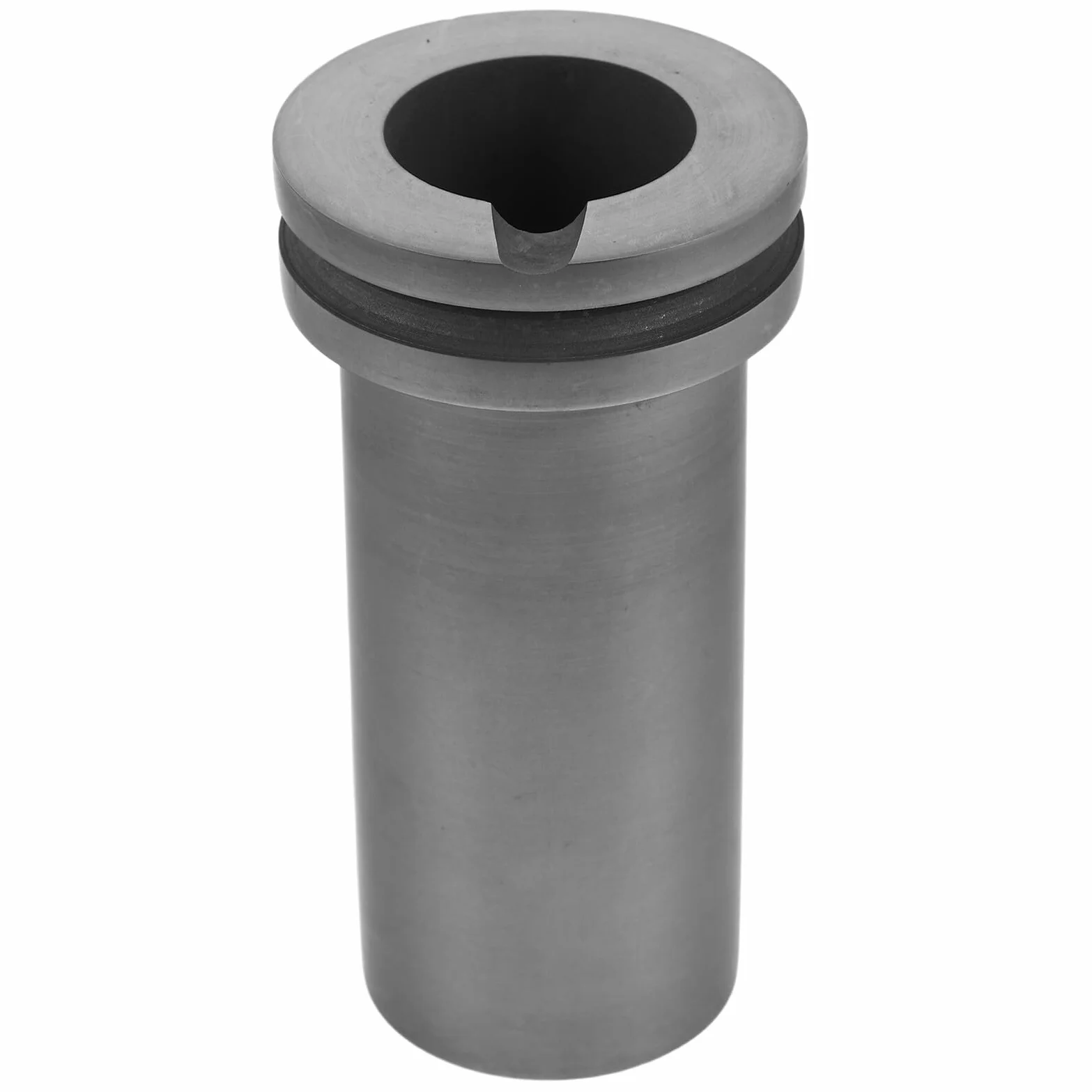 Holibanna Crogiolo di Grafite ad Alta qualità per Fusione Metalli in Forno Elettrico Resistente Alte Temperature Compatto per Oro Argento Raffinazione Laboratorio