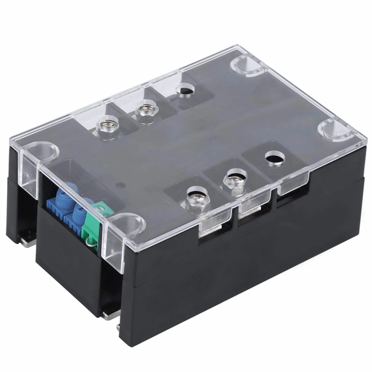 SSR-40WA-R Regolatore Elettrico Soft Start Monofase Bifas, 1,5 Kw Scheda Di Avviamento Modulo Ottico Con Fondo in Alluminio Module Controllore Starter Industriale Accessorio Controllo Motore Bifase
