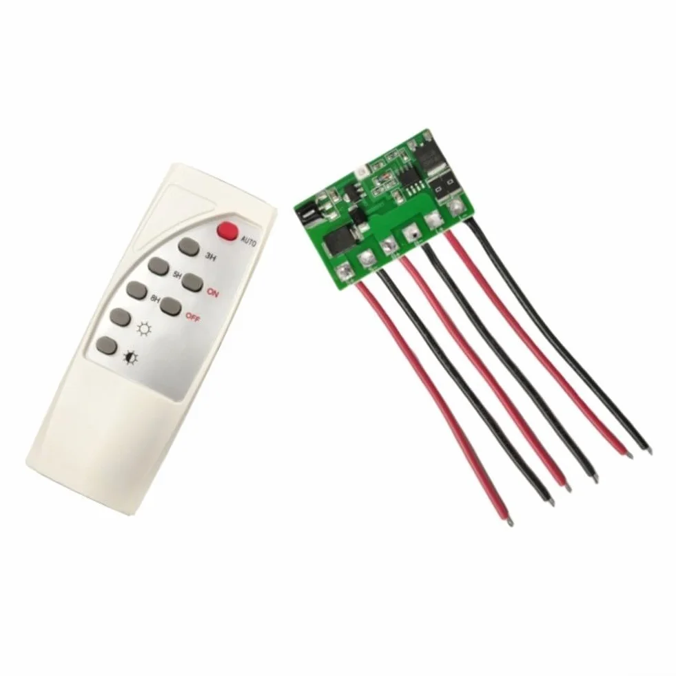 Driver LED do sterownika oświetlenia solarnego z pilotem 6,4-12 V LiFePO4 litowy 5-6 V/12 V