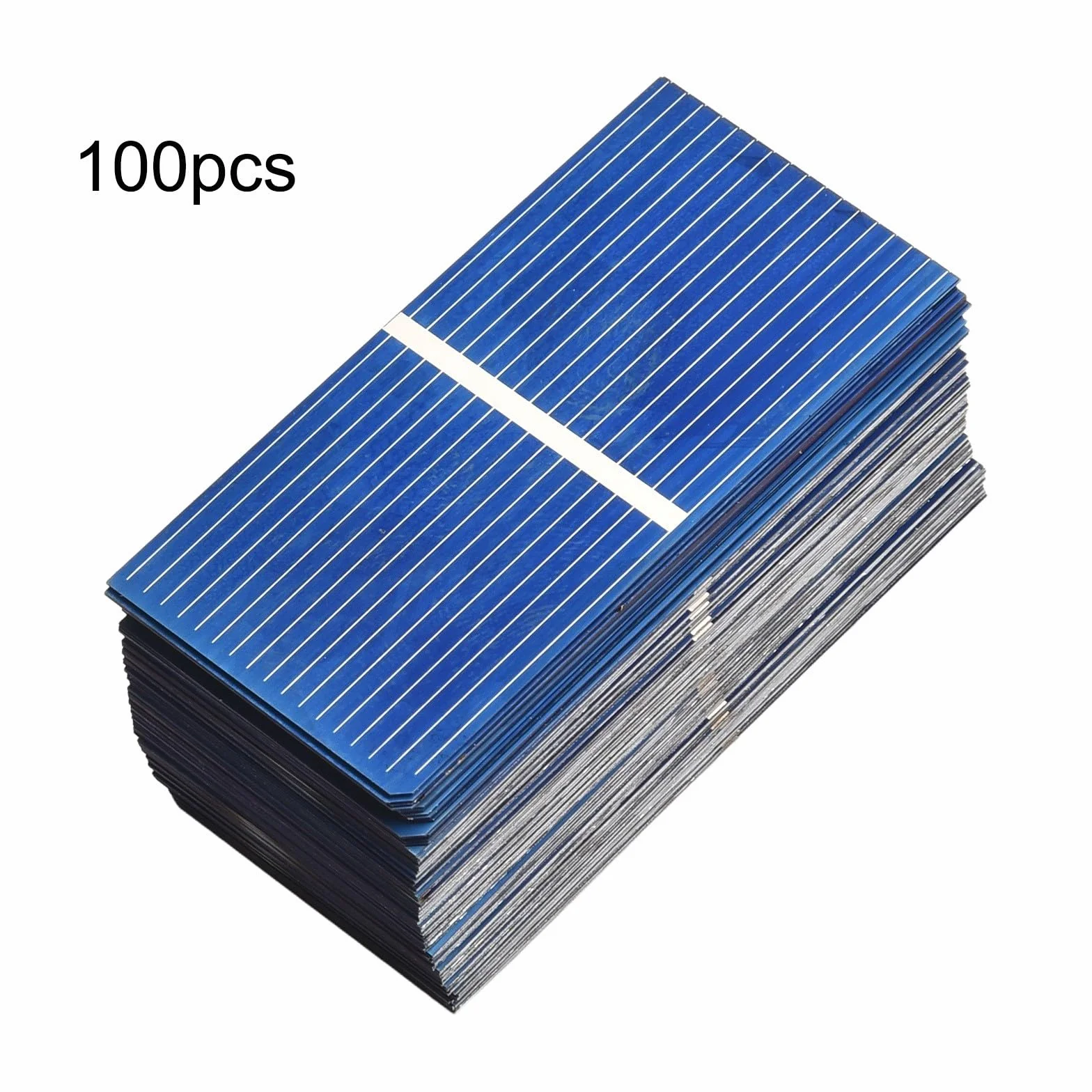 Mini-pannelli solari policristallini, celle solari 0,5 V 400 mA per progetti fai da te, giocattoli e display alimentati a energia solare, 26 mm x 52 mm kit di celle solari per esterni