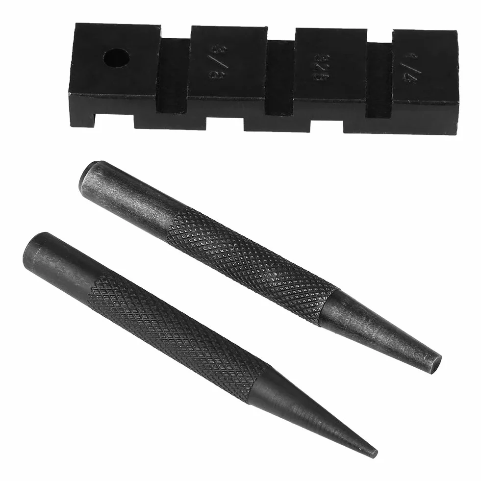Rompicatena per Motosega Compact Chain Bracket Strumento di Riparazione per riparazioni Pesanti con Acciaio al Carbonio (Nero)