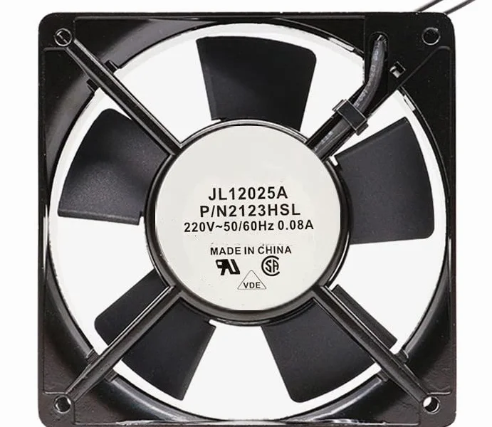 Ventola di raffreddamento 220V 0,08A 12025 120X120X25mm
