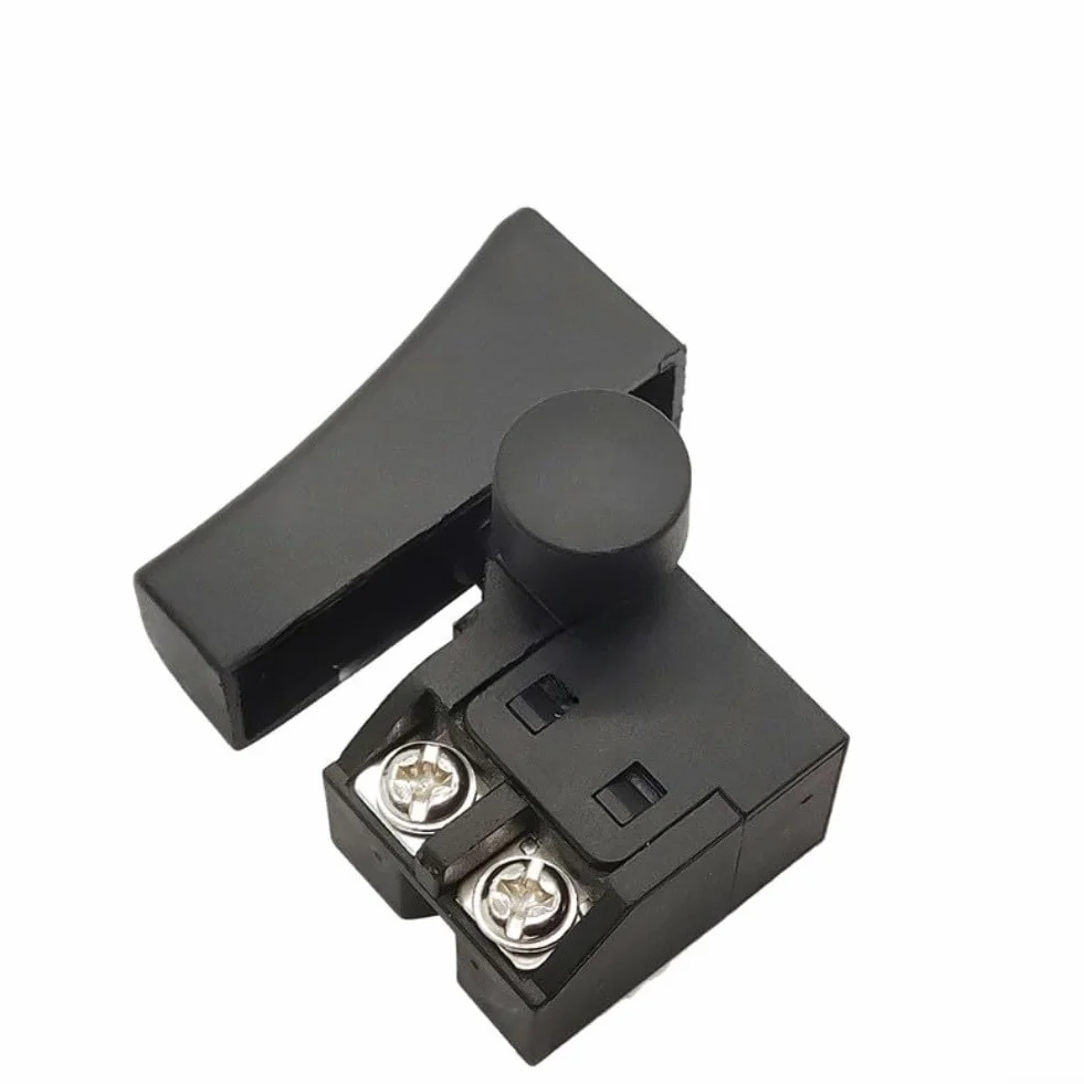 Interruttore elettrico per motosega senza spazzole al litio con blocco di sicurezza per motoseghe senza fili da 30,5 cm e 40,6 cm, struttura in metallo-plastica, 4,15 x 2,7 x 4,8 cm