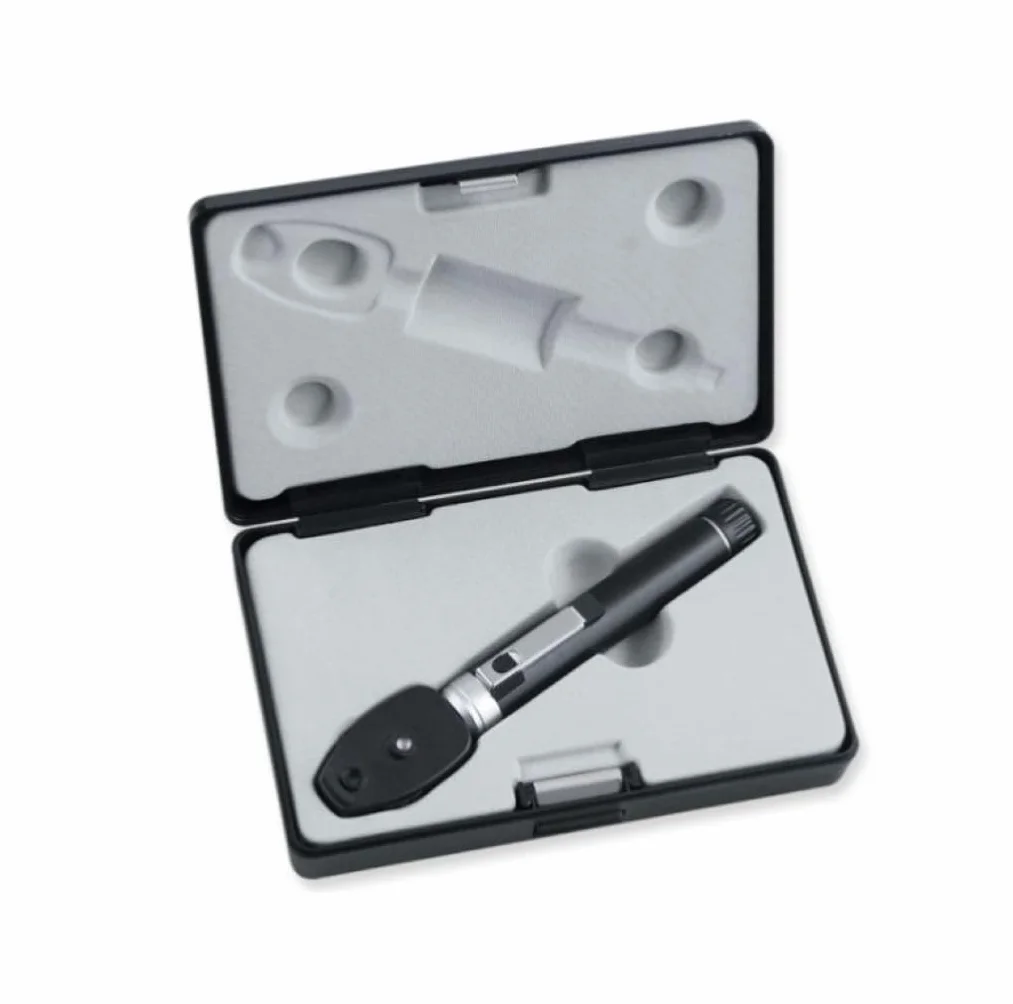 "P16" OFTALMOSCOPIO SIGMA LED F.O. con manico ricaricabile e batteria