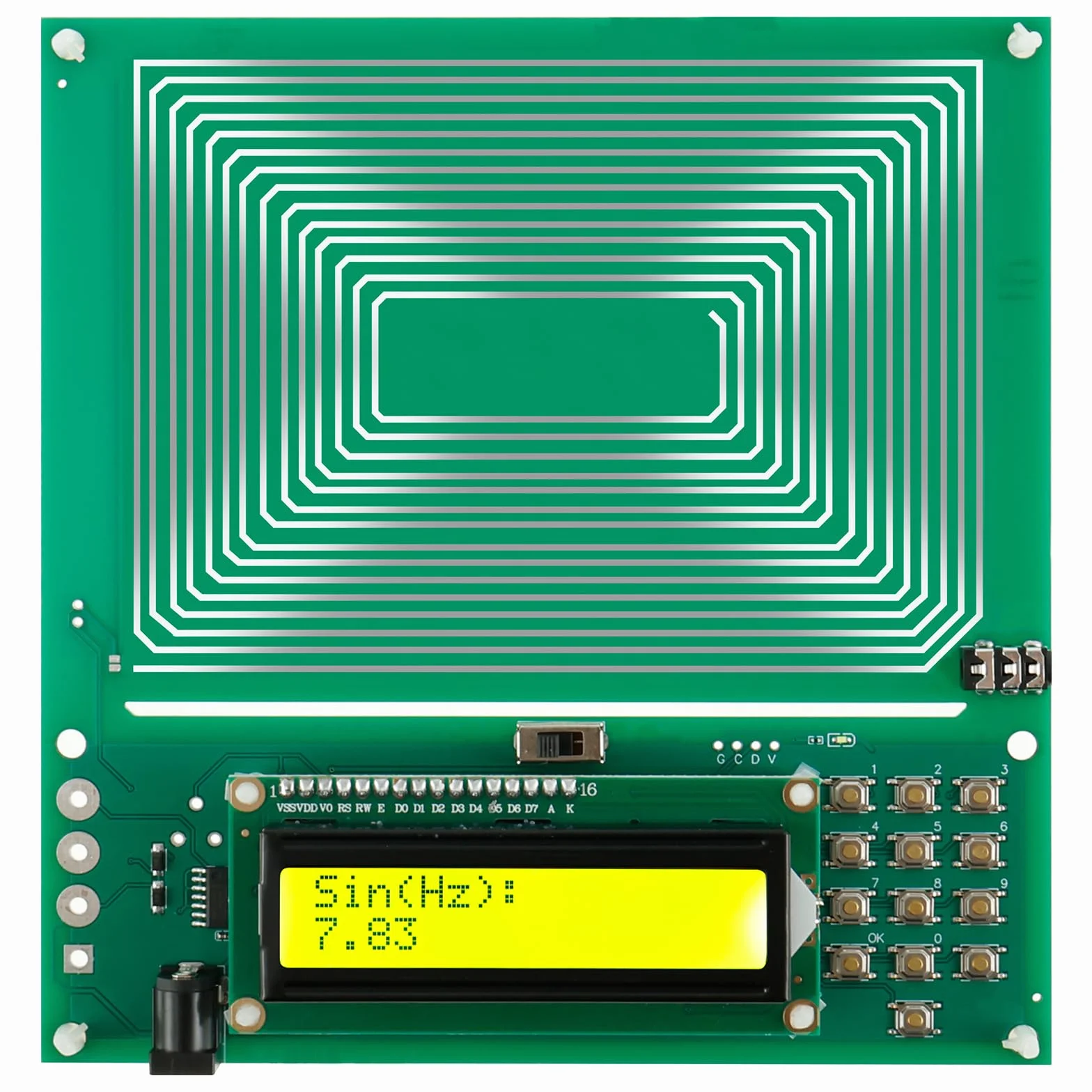 Generatore di risonanza Schumann 0.01Hz~300000Hz, risonatore impulsi ultrabassa, generatore onda sinusoidale regolabile