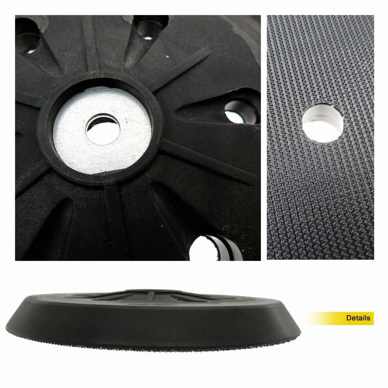 Disco abrasivo elettrico a 6 fori da 15,2 cm, densità media dura, per Metabo SX E 425 XL SX E 450 SXE 450 TurboTec, diametro 150 mm