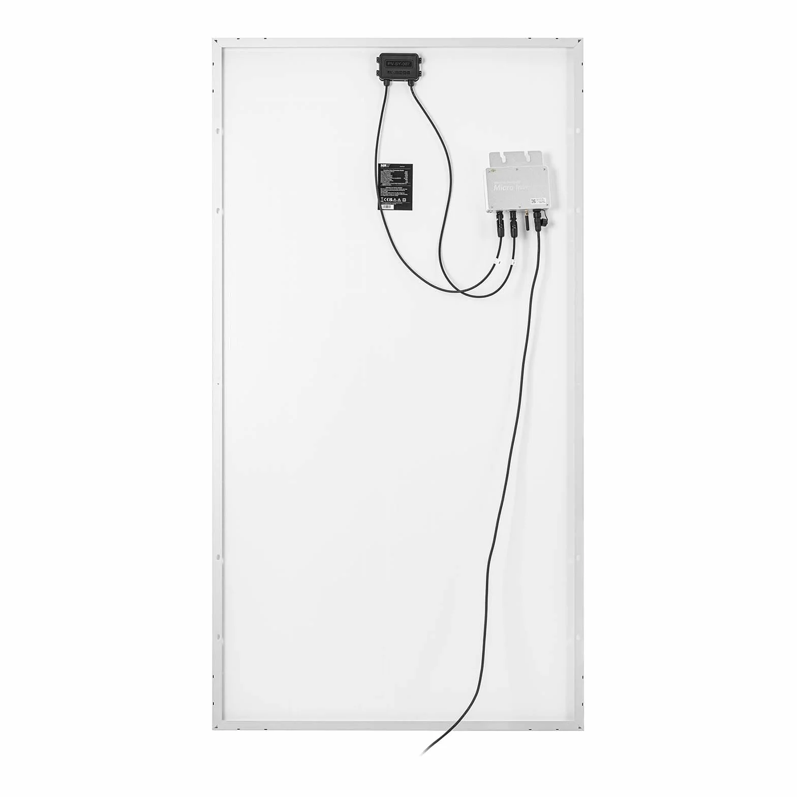MSW S-POWER-P&P3 - Centrale elettrica da balcone, 300 W, pannello pronto per la spina, set completo da 300 W, impianto solare per balcone e balcone Microinverter Cavo da 5 m