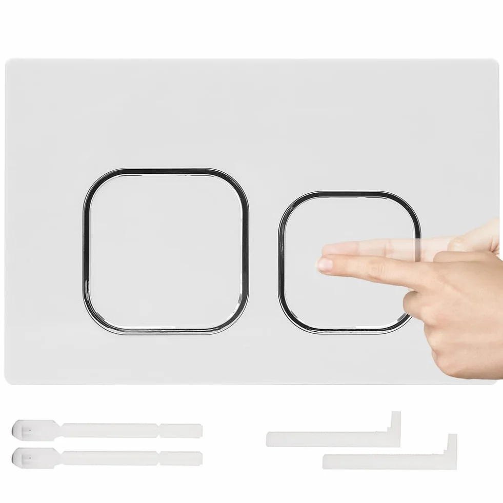 Geberit Sigma Piatto di comando WC doppio sciacquo 243x162 mm Bianco