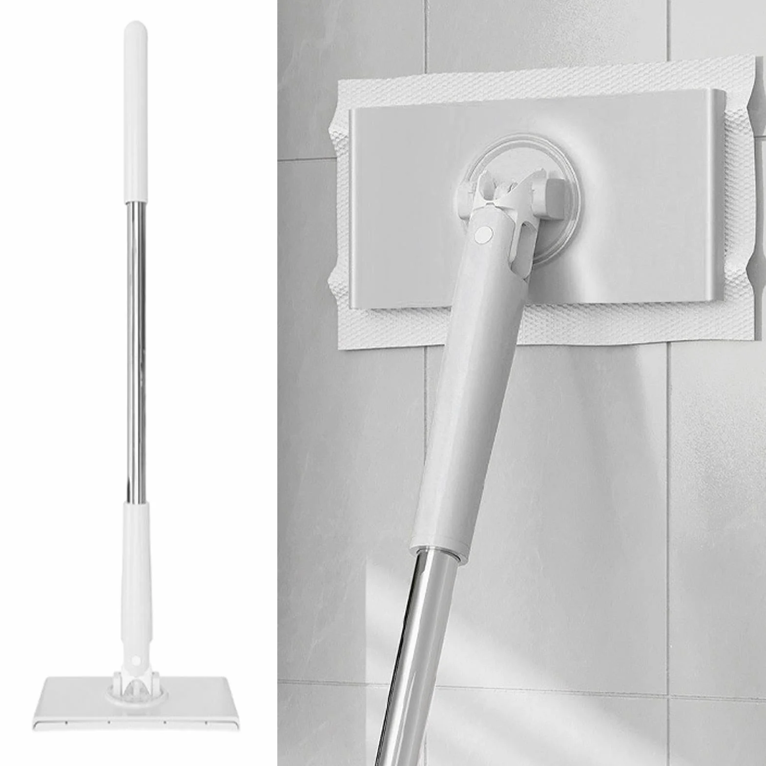 Mop per pavimenti in legno duro, pulizia automatico panno, asciutto bagnato, antipolvere cucina bagno