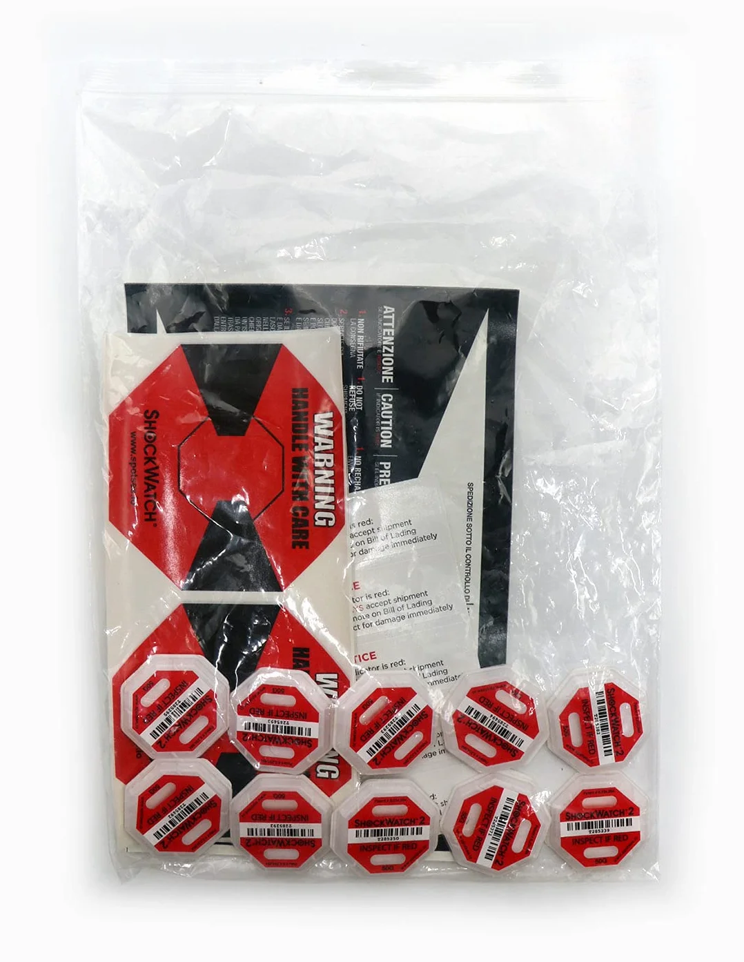 Indicatore di Impatto Shockwatch 2 · 50G (Red) - Pack 10 pz