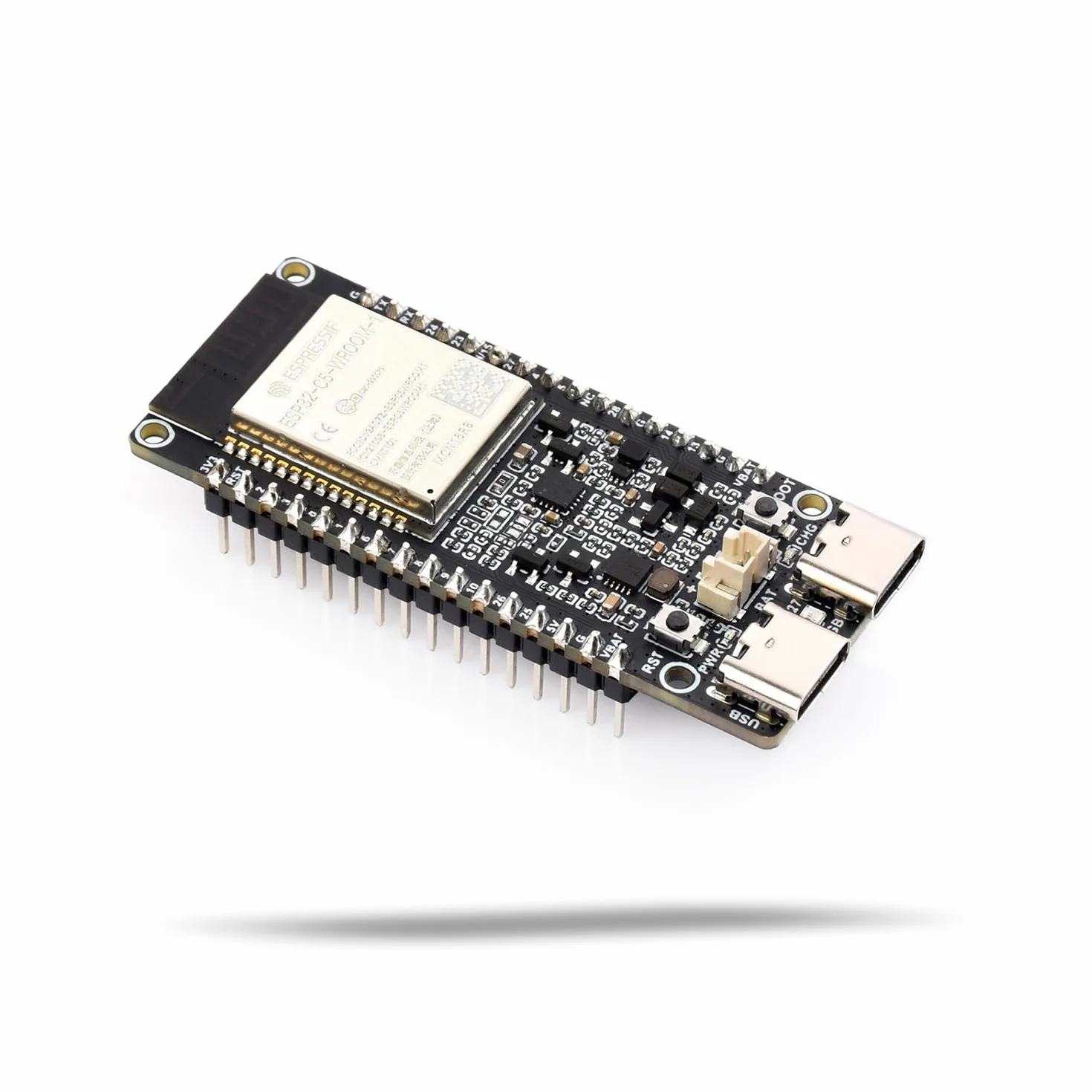 LUCKFOX ESP32-C5-WIFI6 Dual-Band Development Board Kit(with Headers Soldered), 16MB Flash 8MB PStatic RAM, ESP32-C5-WROOM-1 Module with Wi-Fi 6, BT5, Zigbee & Thread for IoT Gateways